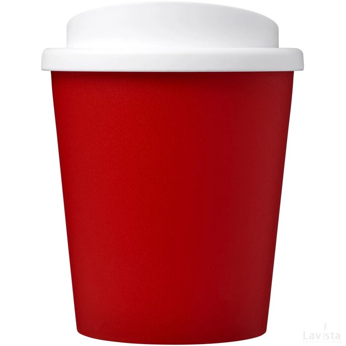 Americano® espresso 250 ml geïsoleerde beker Rood,Wit Rood, Wit Rood/Wit