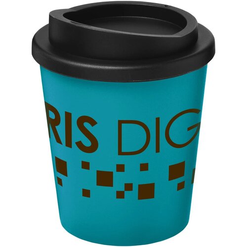 Americano® espresso 250 ml geïsoleerde beker aqua blauw,Zwart Aqua blauw, Zwart Aqua blauw/Zwart
