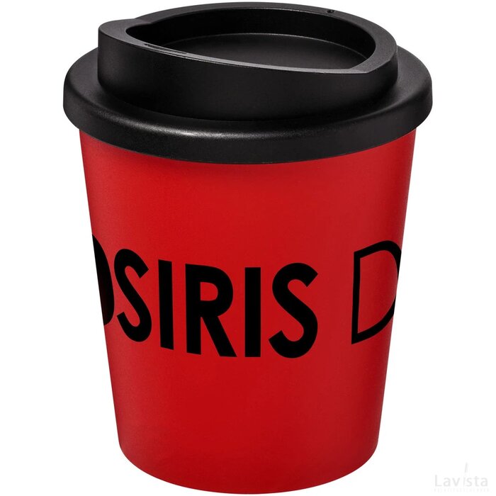 Americano® espresso 250 ml geïsoleerde beker Rood,Zwart Rood, Zwart Rood/Zwart
