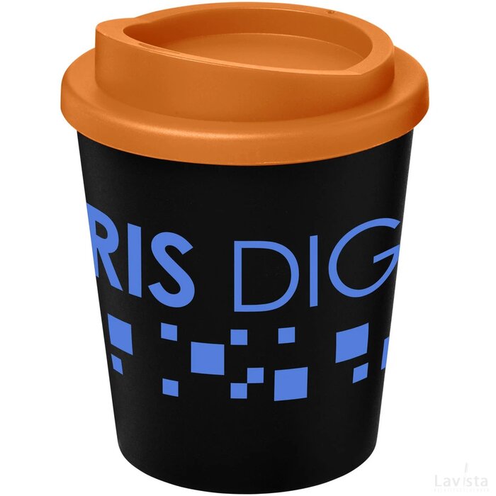 Americano® espresso 250 ml geïsoleerde beker Zwart,Oranje Zwart, Oranje Zwart/Oranje