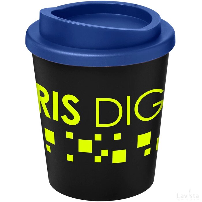 Americano® espresso 250 ml geïsoleerde beker Zwart,blauw Zwart, Blauw Zwart/Blauw