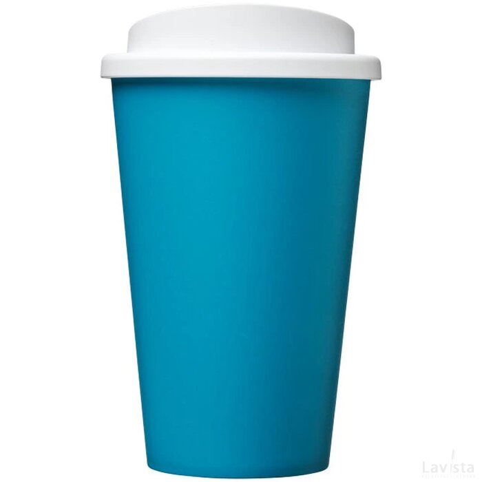 Americano® 350 ml geïsoleerde beker aqua blauw,Wit Aqua blauw, Wit Aqua blauw/Wit