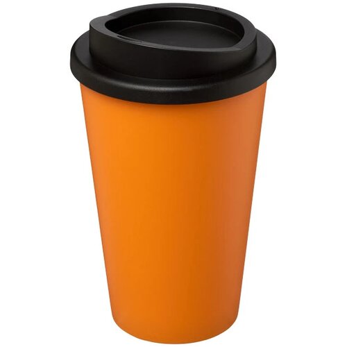 Americano® 350 ml geïsoleerde beker Oranje,Zwart Oranje, Zwart Oranje/Zwart