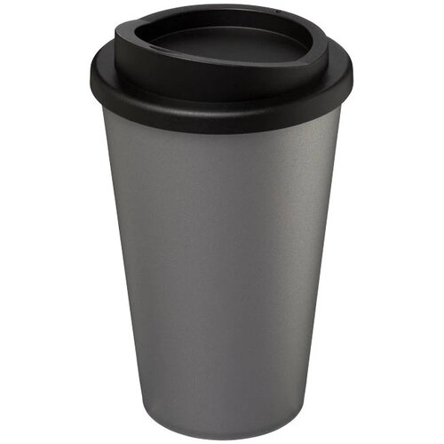 Americano® 350 ml geïsoleerde beker Zilver,Zwart Zilver, Zwart Zilver/Zwart