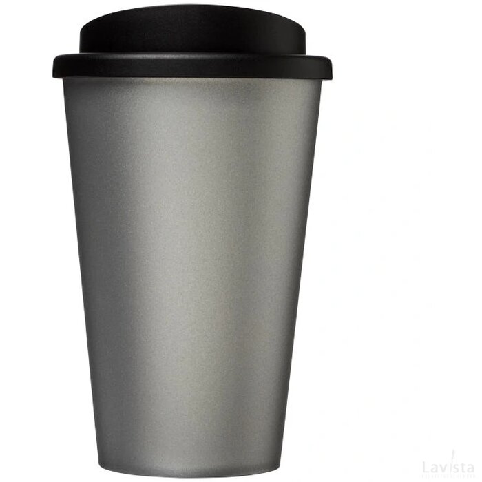 Americano® 350 ml geïsoleerde beker Zilver,Zwart Zilver, Zwart Zilver/Zwart
