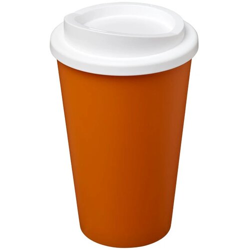 Americano® 350 ml geïsoleerde beker Oranje,Wit Oranje, Wit Oranje/Wit
