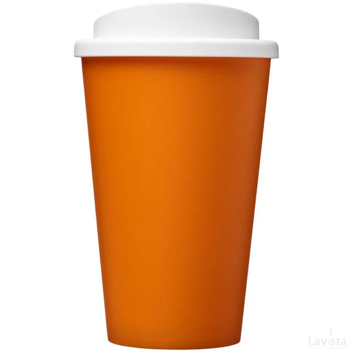 Americano® 350 ml geïsoleerde beker Oranje,Wit Oranje, Wit Oranje/Wit