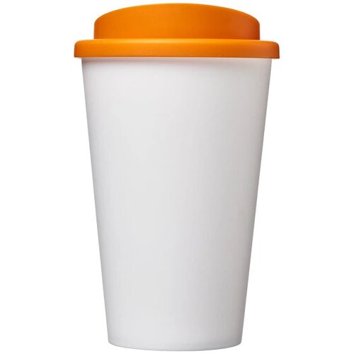 Americano® 350 ml geïsoleerde beker Wit,Oranje Wit, Oranje Wit/Oranje
