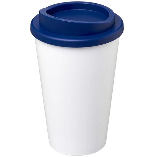 Americano® 350 ml geïsoleerde beker Wit,blauw Wit, Blauw Wit/Blauw