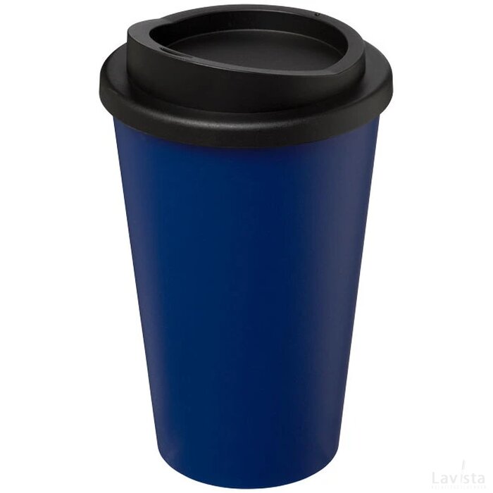 Americano® 350 ml geïsoleerde beker blauw,Zwart Blauw, Zwart Blauw/Zwart
