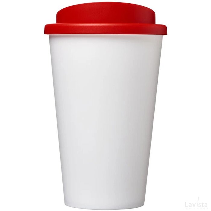 Americano® 350 ml geïsoleerde beker Wit,Rood Wit, Rood Wit/Rood