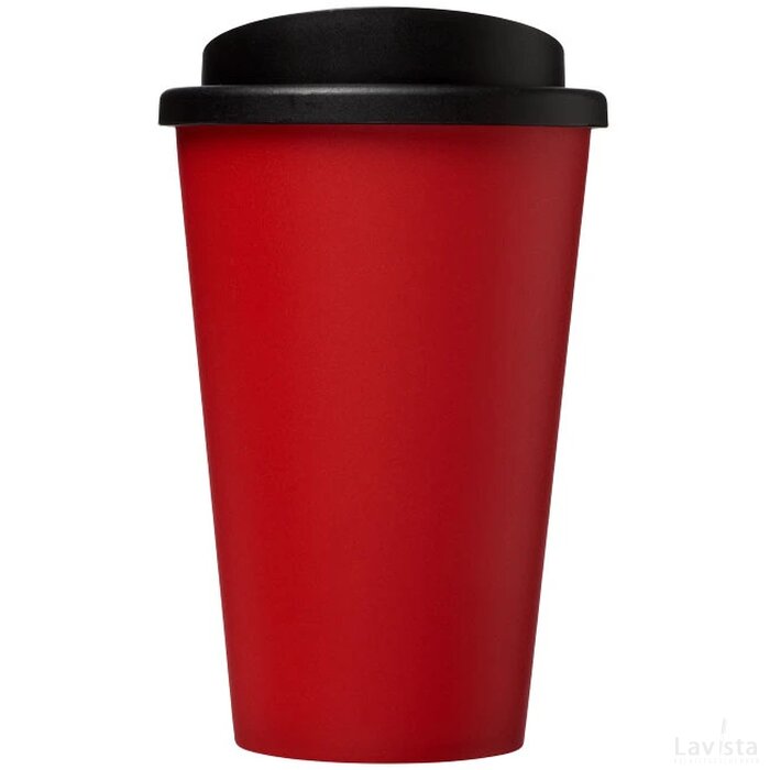 Americano® 350 ml geïsoleerde beker Rood,Zwart Rood, Zwart Rood/Zwart