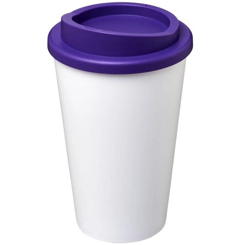 Americano® 350 ml geïsoleerde beker Wit,Paars Wit, Paars Wit/Paars