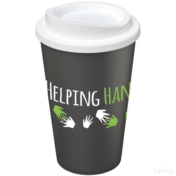 Americano® 350 ml geïsoleerde beker Zilver,Wit Zilver, Wit Zilver/Wit