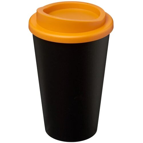 Americano® 350 ml geïsoleerde beker Zwart,Oranje Zwart, Oranje Zwart/Oranje