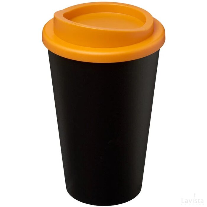 Americano® 350 ml geïsoleerde beker Zwart,Oranje Zwart, Oranje Zwart/Oranje