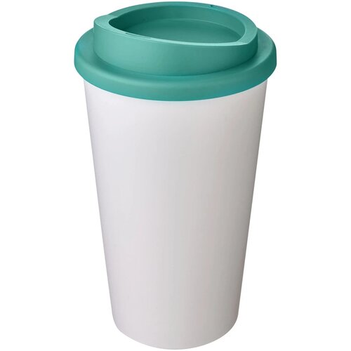 Americano® 350 ml geïsoleerde beker Wit,aqua Wit, Aqua Wit/Aqua