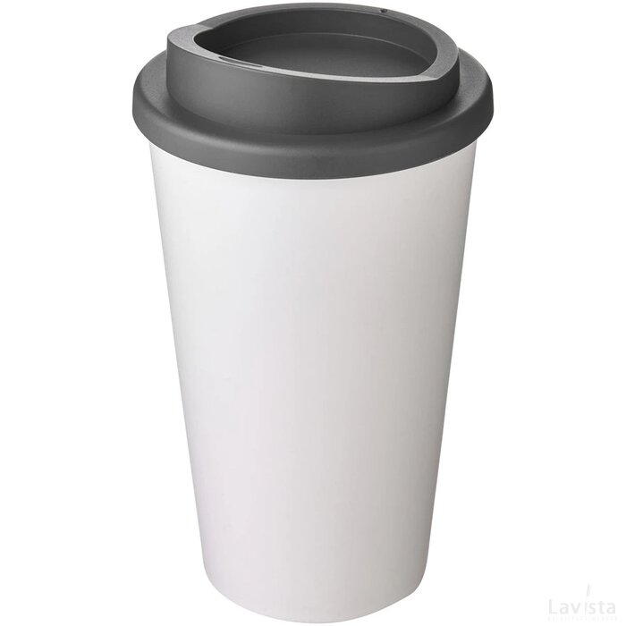 Americano® 350 ml geïsoleerde beker Wit,Grijs Wit, Grijs Wit/Grijs