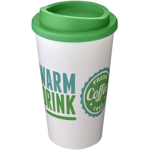 Americano® 350 ml geïsoleerde beker Wit,Groen Wit, Groen Wit/Groen