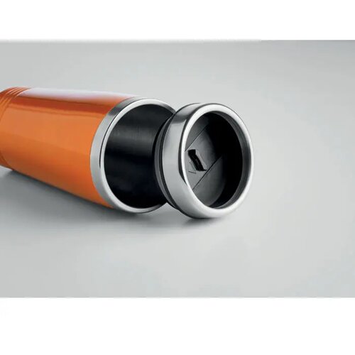 Dubbel wandige reisbeker Rodeo colour oranje 400 ml