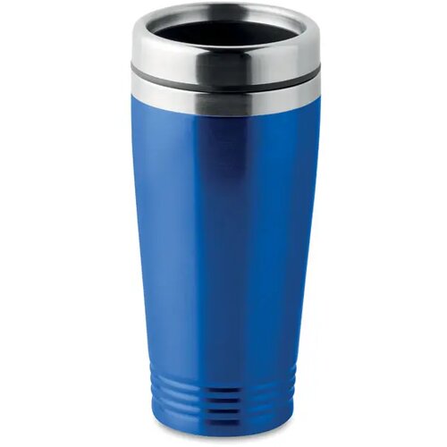 Dubbel wandige reisbeker Rodeo colour royal blauw 400 ml