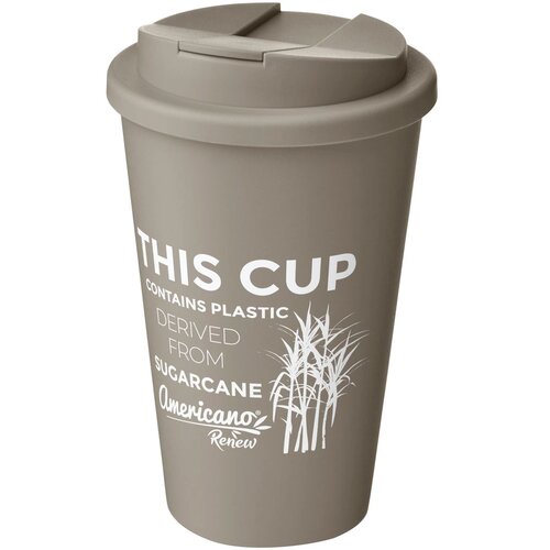 Americano® Renew geïsoleerde 350 ml beker met knoeibestendig deksel Kiezelgrijs