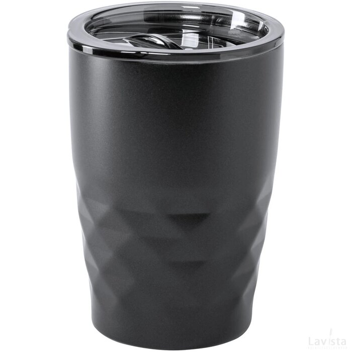 Blur Koper Geïsoleerde Thermobeker Zwart