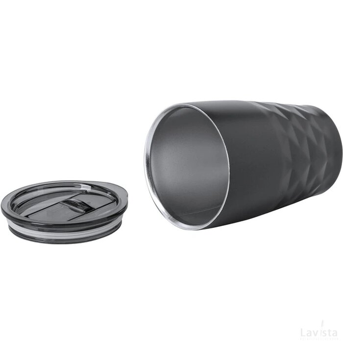 Blur Koper Geïsoleerde Thermobeker Zwart