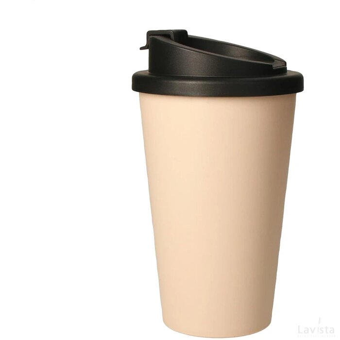 Eco Coffee Mug Premium Deluxe 350 Ml Thermosbeker Beige