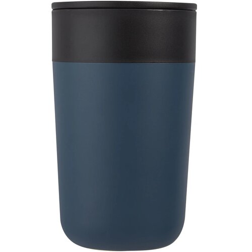 Nordia 400 ml dubbelwandige gerecyclede mok Donkerblauw