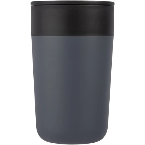 Nordia 400 ml dubbelwandige gerecyclede mok Grijs