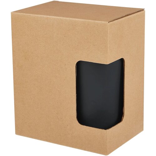 Nordia 400 ml dubbelwandige gerecyclede mok Zwart