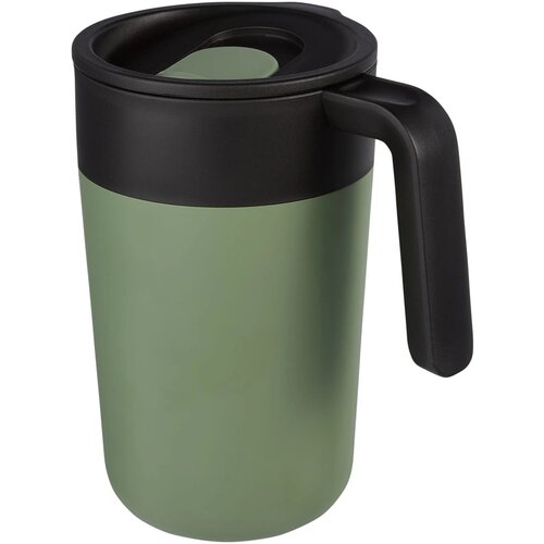 Nordia 400 ml dubbelwandige gerecyclede mok Heather groen