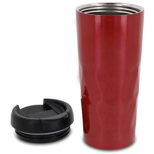 Thermobeker diamant 450ml rood