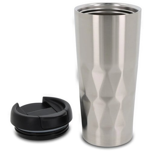 Thermobeker diamant 450ml zilver