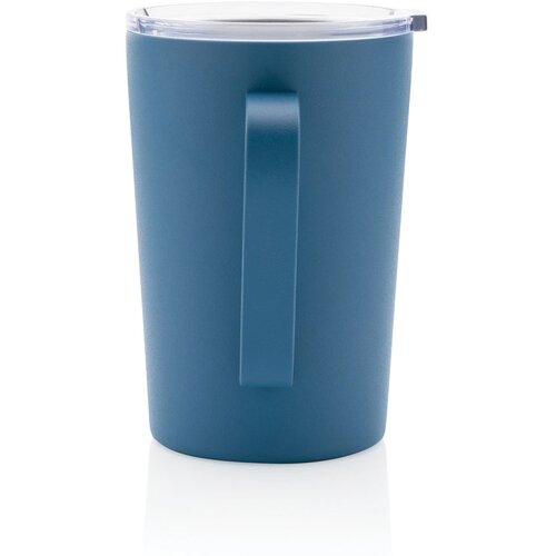 RCS gerecycled roestvrijstalen moderne vacuümmok met deksel blauw