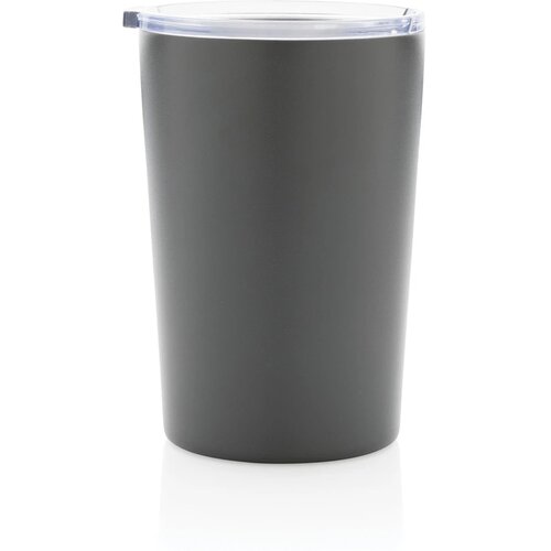 RCS gerecycled roestvrijstalen moderne vacuümmok met deksel antraciet