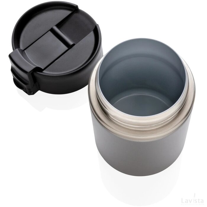 Bogota compact lekvrije vacuüm mok met keramiek coating grijs
