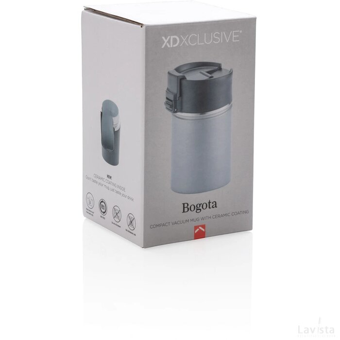 Bogota compact lekvrije vacuüm mok met keramiek coating grijs
