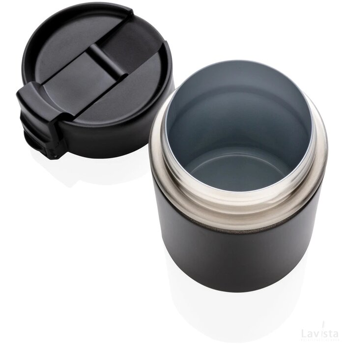 Bogota compact lekvrije vacuüm mok met keramiek coating zwart