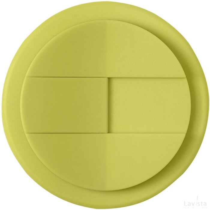 Brite-Americano® 350 ml geïsoleerde beker Wit, Lime Wit/Lime