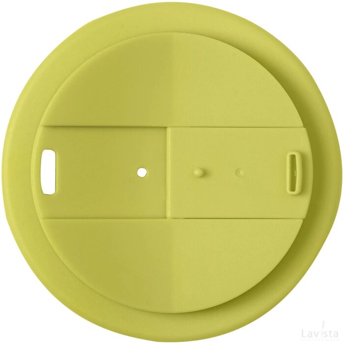 Brite-Americano® 350 ml geïsoleerde beker Wit, Lime Wit/Lime