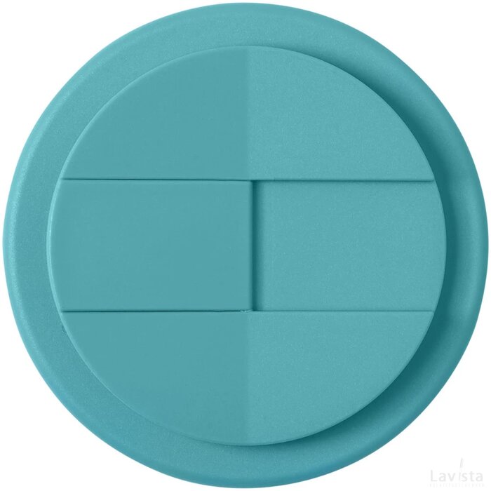 Brite-Americano® 350 ml geïsoleerde beker Wit, Aqua Wit/Aqua