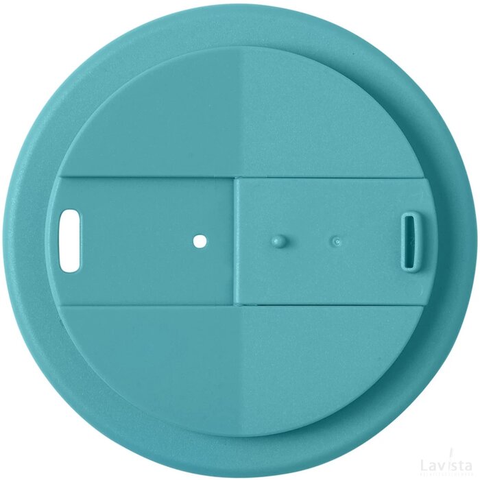 Brite-Americano® 350 ml geïsoleerde beker Wit, Aqua Wit/Aqua