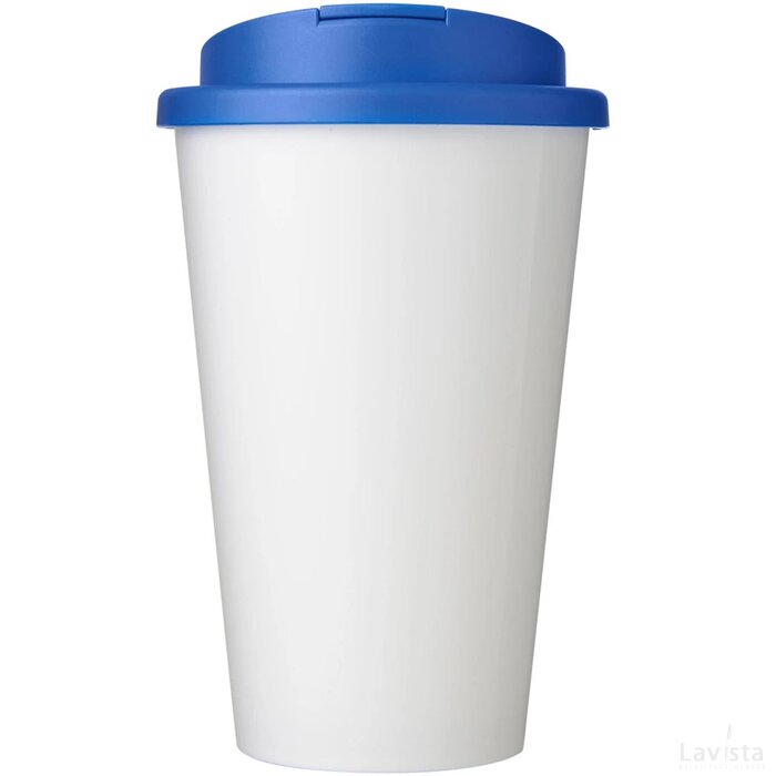 Brite-Americano® 350 ml geïsoleerde beker Wit, Midden blauw Wit/Midden blauw