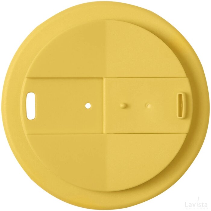 Brite-Americano® 350 ml geïsoleerde beker Wit, Geel Wit/Geel