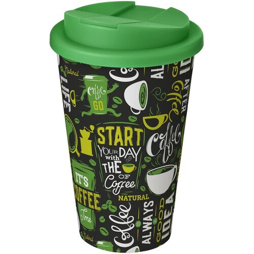 Brite-Americano® 350 ml geïsoleerde beker Wit, Groen Wit/Groen