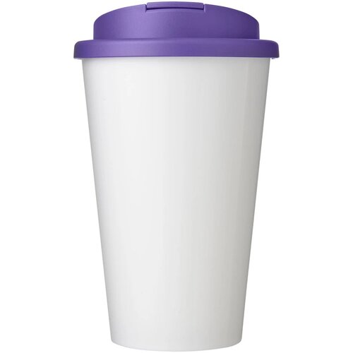 Brite-Americano® 350 ml geïsoleerde beker Wit, Paars Wit/Paars