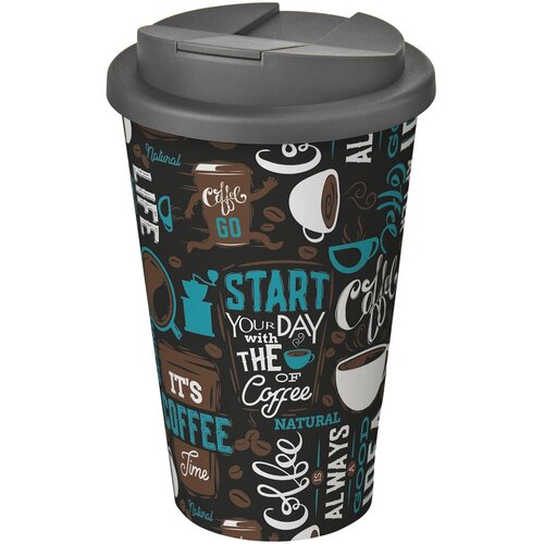 Brite-Americano® 350 ml geïsoleerde beker Wit, Grijs Wit/Grijs