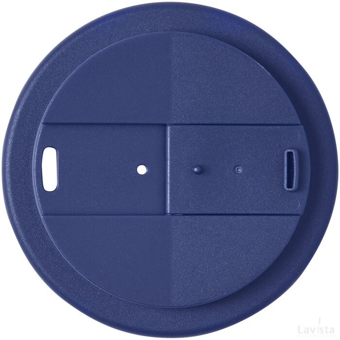 Brite-Americano® 350 ml geïsoleerde beker Wit, Blauw Wit/Blauw